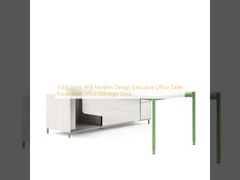 FLEX Sleek And Modern Design Executive Office Table Functional Office Manager Desk